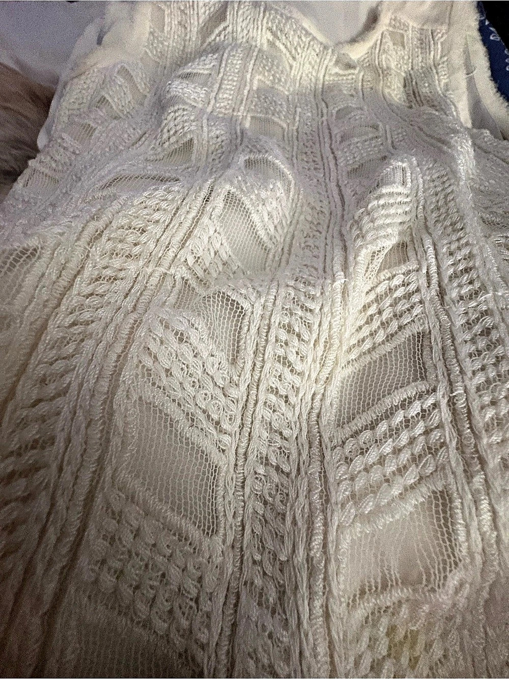 Vince Geometric Knit Tunic in Cream Size XS - Picture 4 of 7